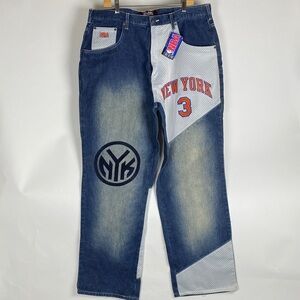 UNK Denim VTG Stephon Marbury #3 New York Knicks Baggy Jeans Men’s Size 38